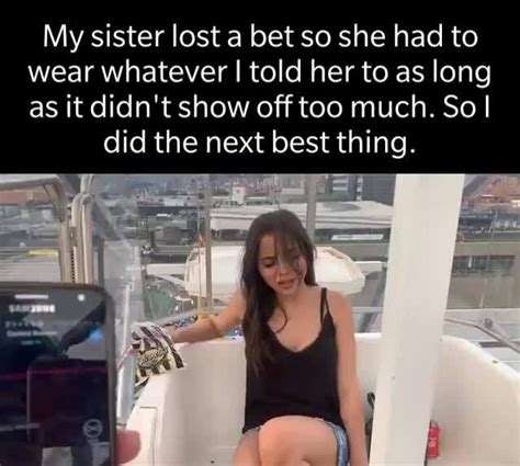 stepsister loses bet|When my step